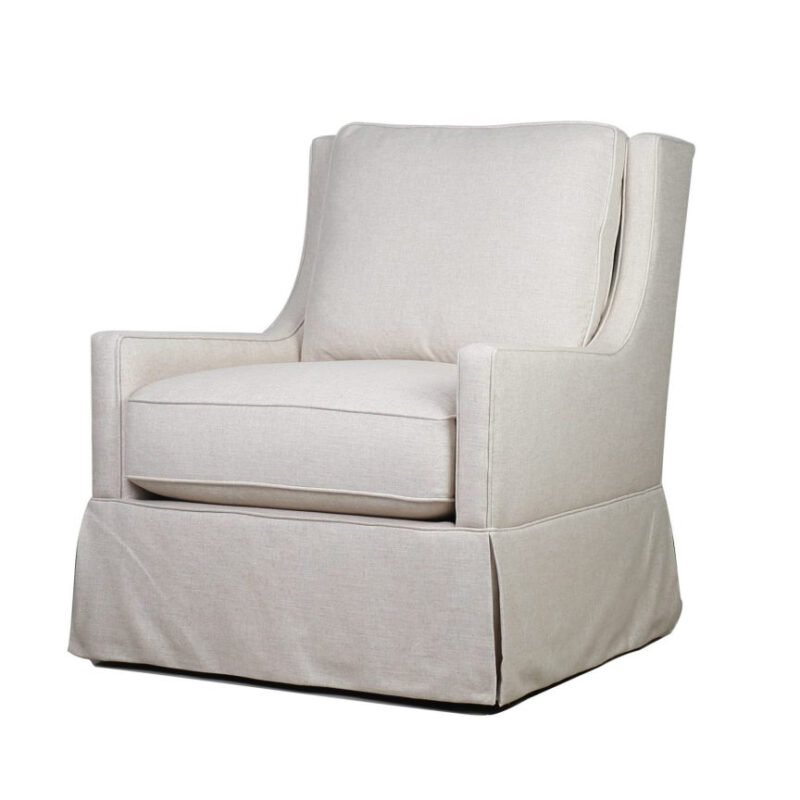 Kelly Swivel Glider in Windfield Natural