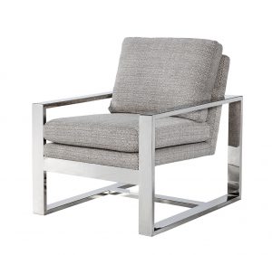 Avalon Chair in Jackie O Gunmetal - Spectra Home Furniture