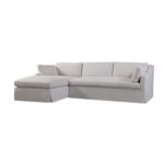 Dune LAF Chaise & RAF Loveseat in Floris Linen (Performance Fabric) NOTE: Order as 2 pieces