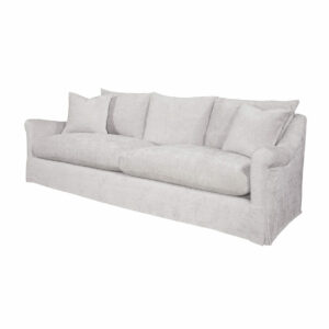 Celeste 104” Slip Covered Sofa in Avon Mica (Performance Fabric)