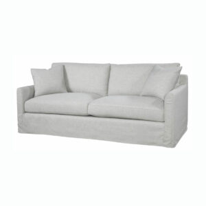 Curry Slipcovered Sofa in Indy Dove (Performance Fabric)