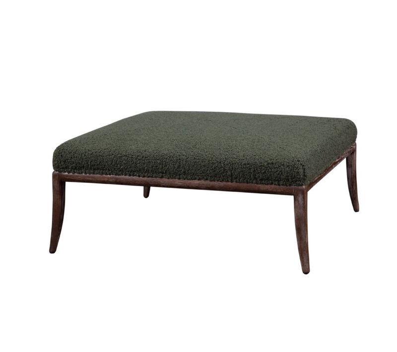Barkley Cocktail Ottoman in Angelina Forest