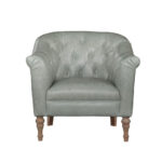 Emmy Chair in Crystal Baby Blue-front