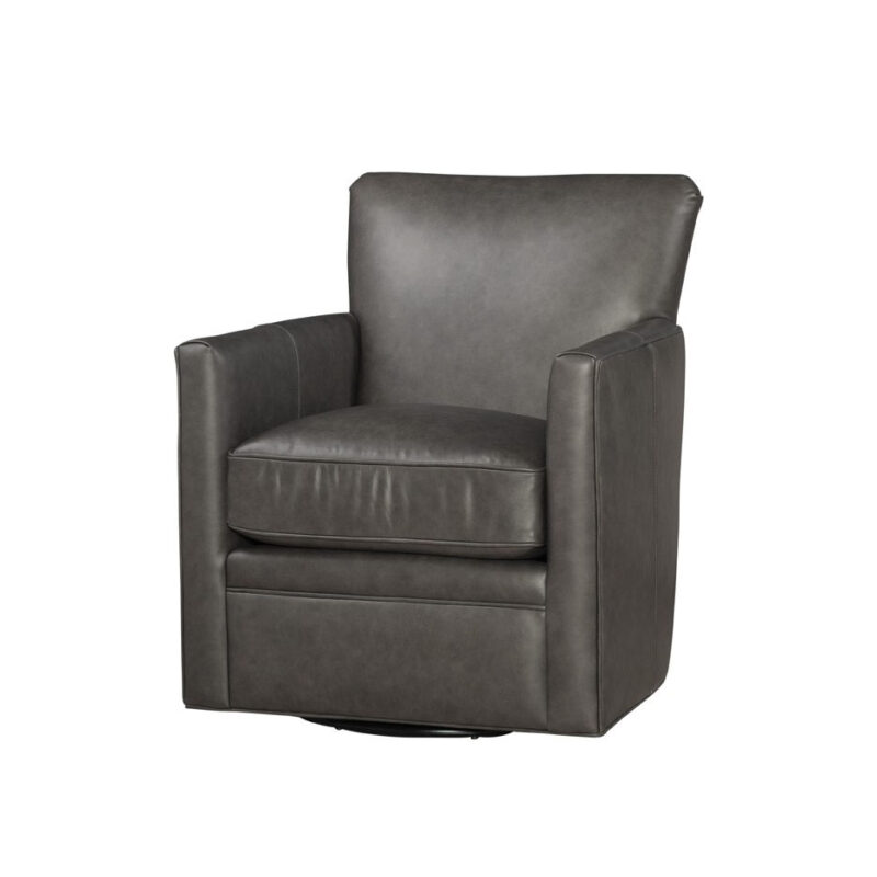 Logan Swivel Chair in Parrott Grey