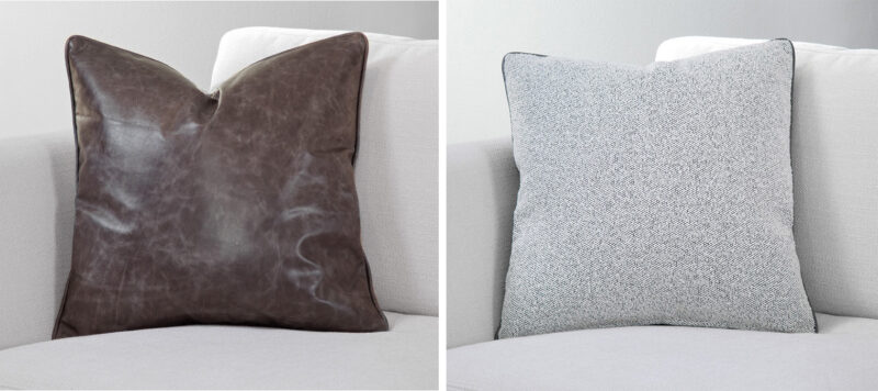 Crystal Charcoal Bellevue Domino - Two-Sided Pillows