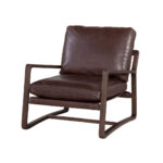 Santiago Chair Brighton Leather Angle