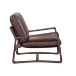 Santiago Chair Brighton Leather Side
